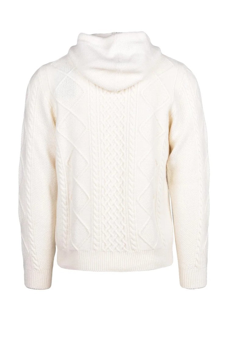 Paul & Shark Knitted Sweater - White