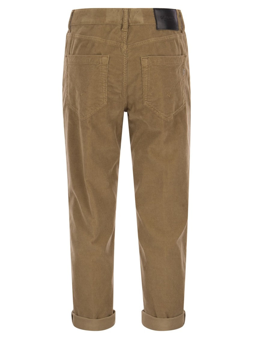 Dondup Koons - Multi-Striped Velvet Trousers