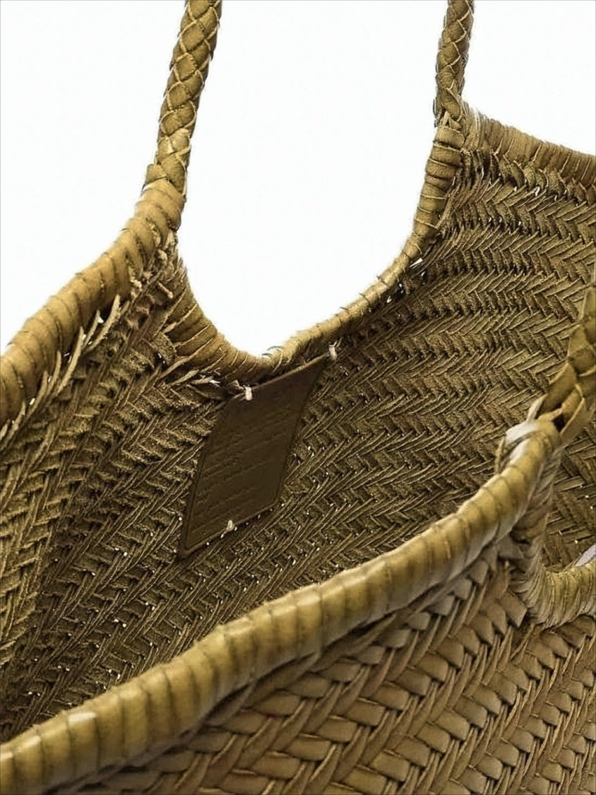 Dragon Diffusion Woven Buffalo Leather Shoulder Bag