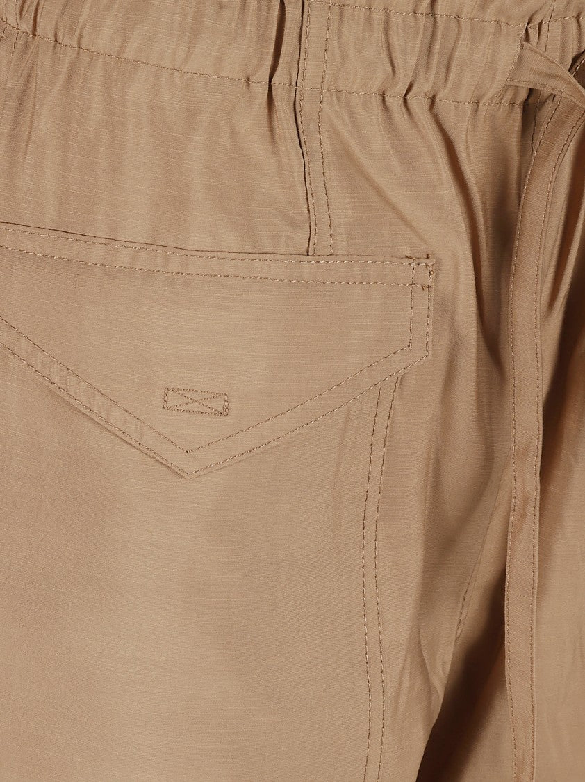 Ganni Relaxed Fit Trousers With Elasticated Waistband