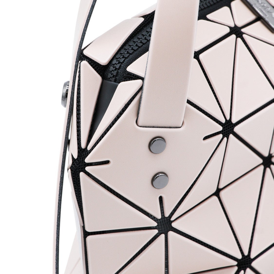 Bao Bao Issey Miyake Beige Triangular Panel Bag