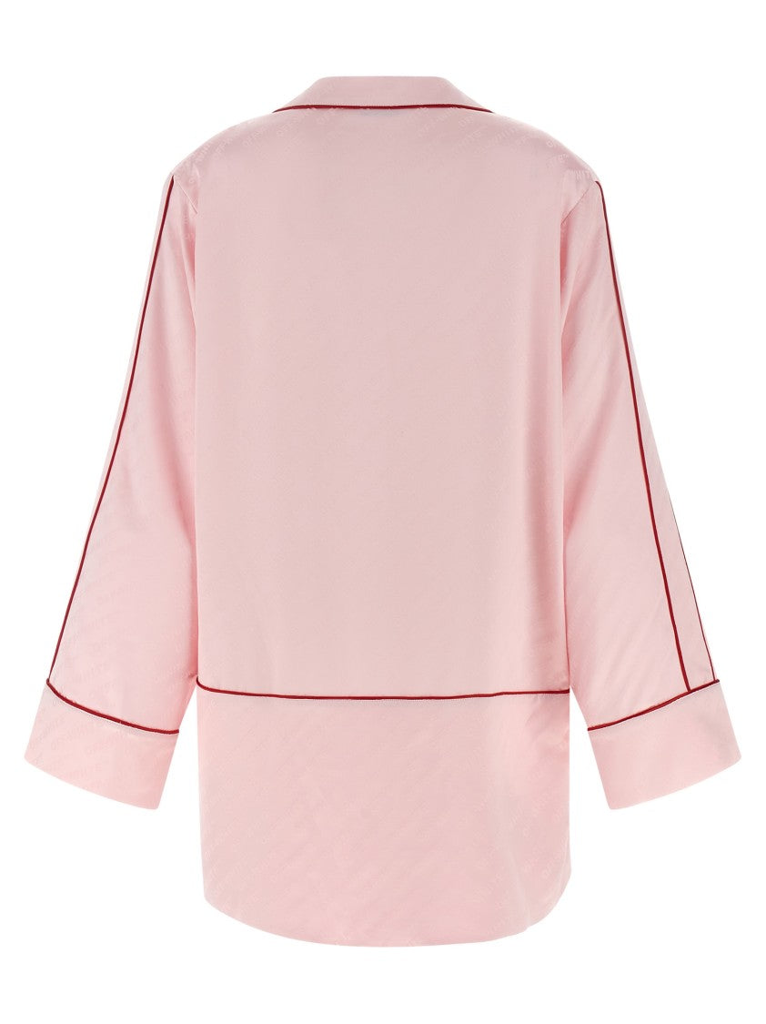Off-White 'Jacquard Satin New Roxy Pajama' Shirt