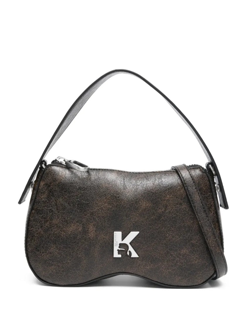 Karl Lagerfeld Modern Black Structured Silhouette Karl Lagerfeld Jeans Bag