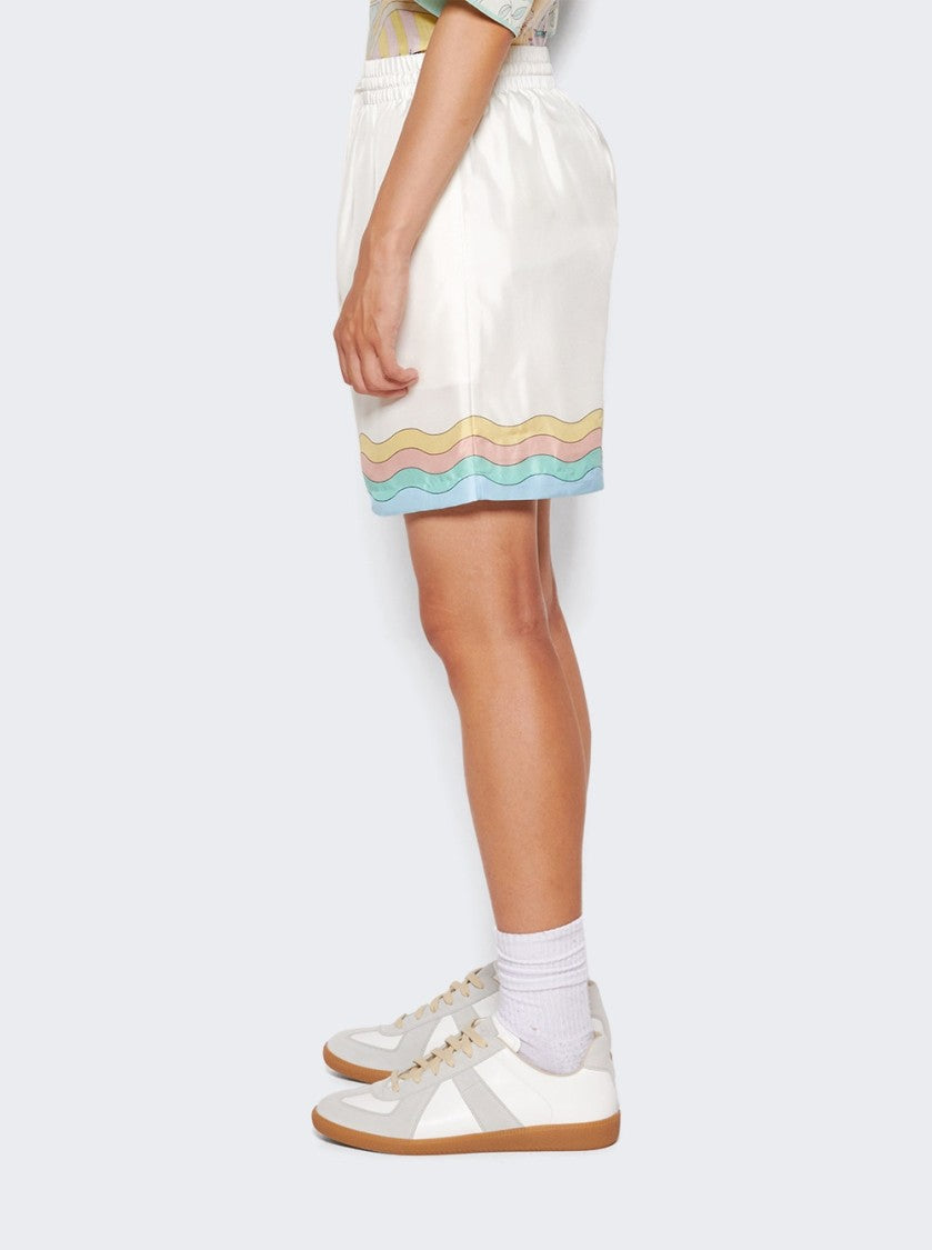 Casablanca Maison De Reve Silk Shorts
