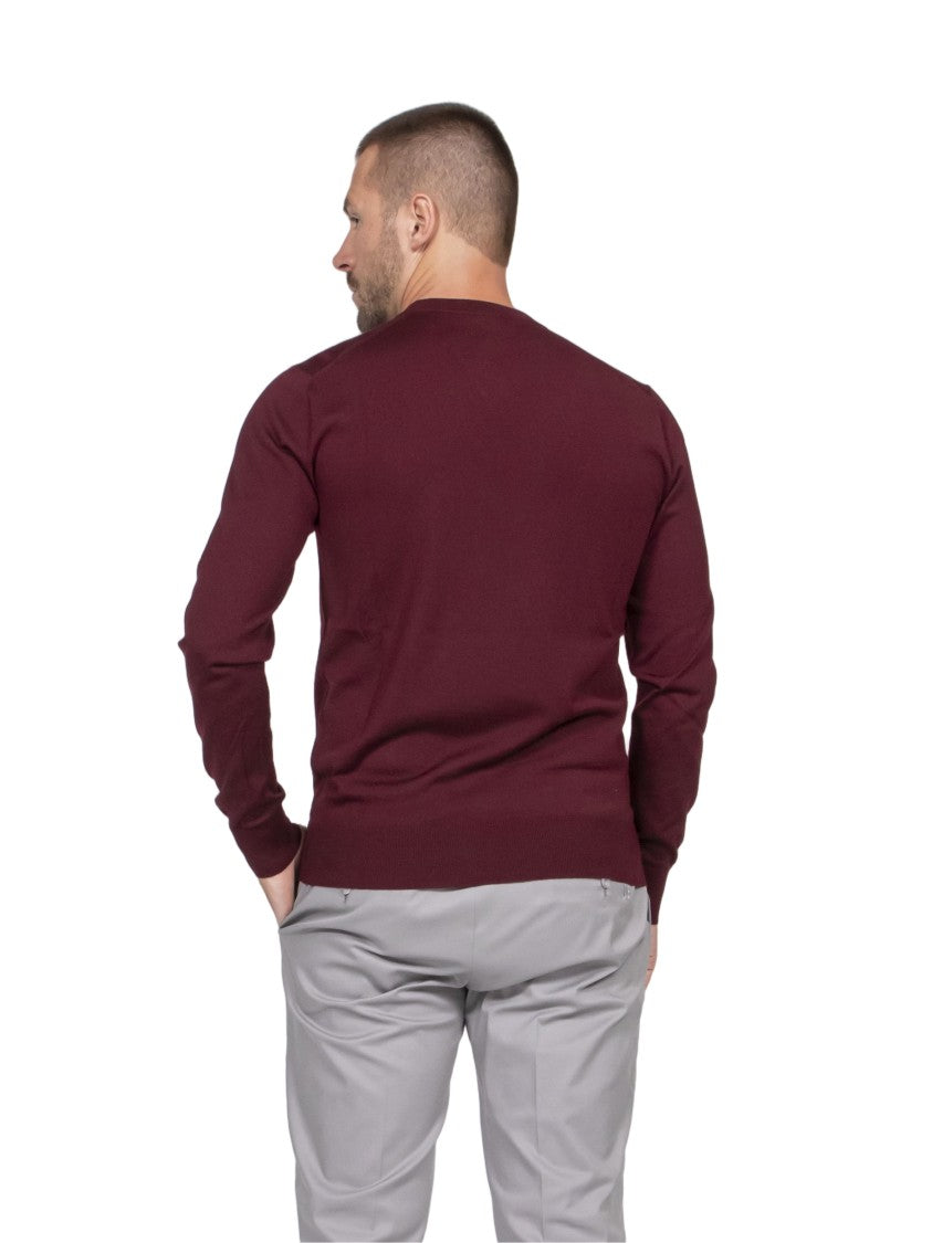 Dolce & Gabbana Maglia Girocollo Ribbed Crewneck Long-Sleeve Sweater