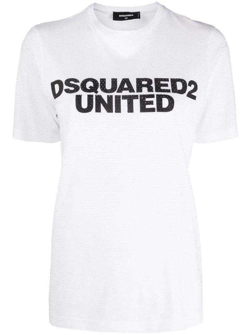 Dsquared2 Logo Print Cotton T-Shirt