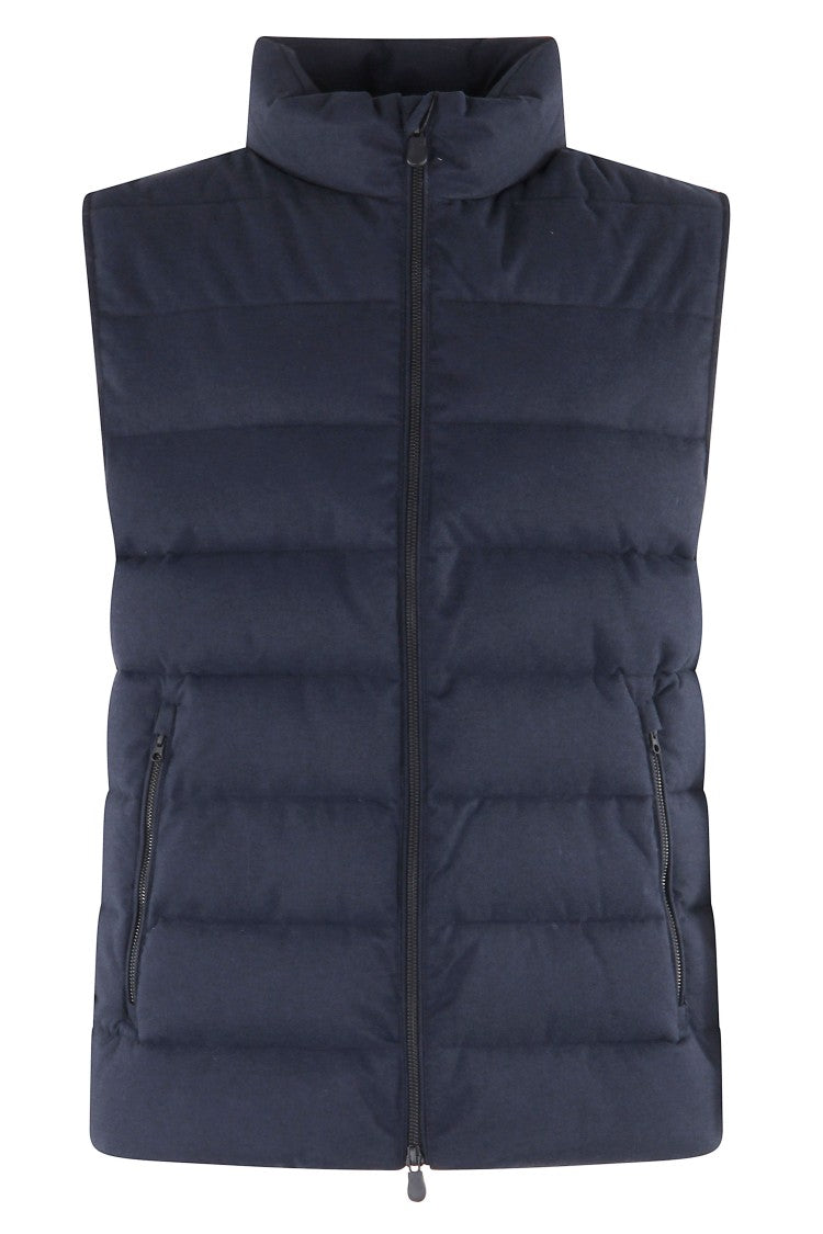 Save The Duck Padded Navy Blue Melange Gilet