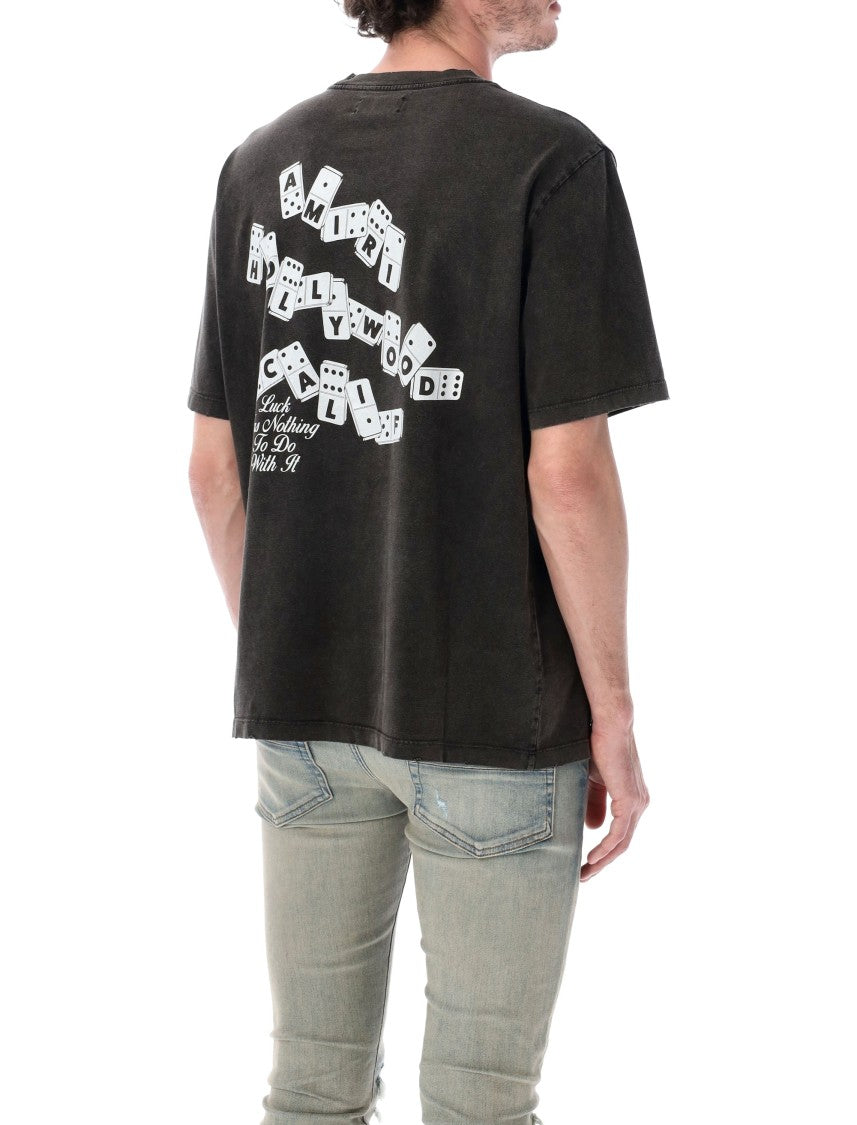 Amiri Domino Relaxed Fit Vintage Cotton T Shirt