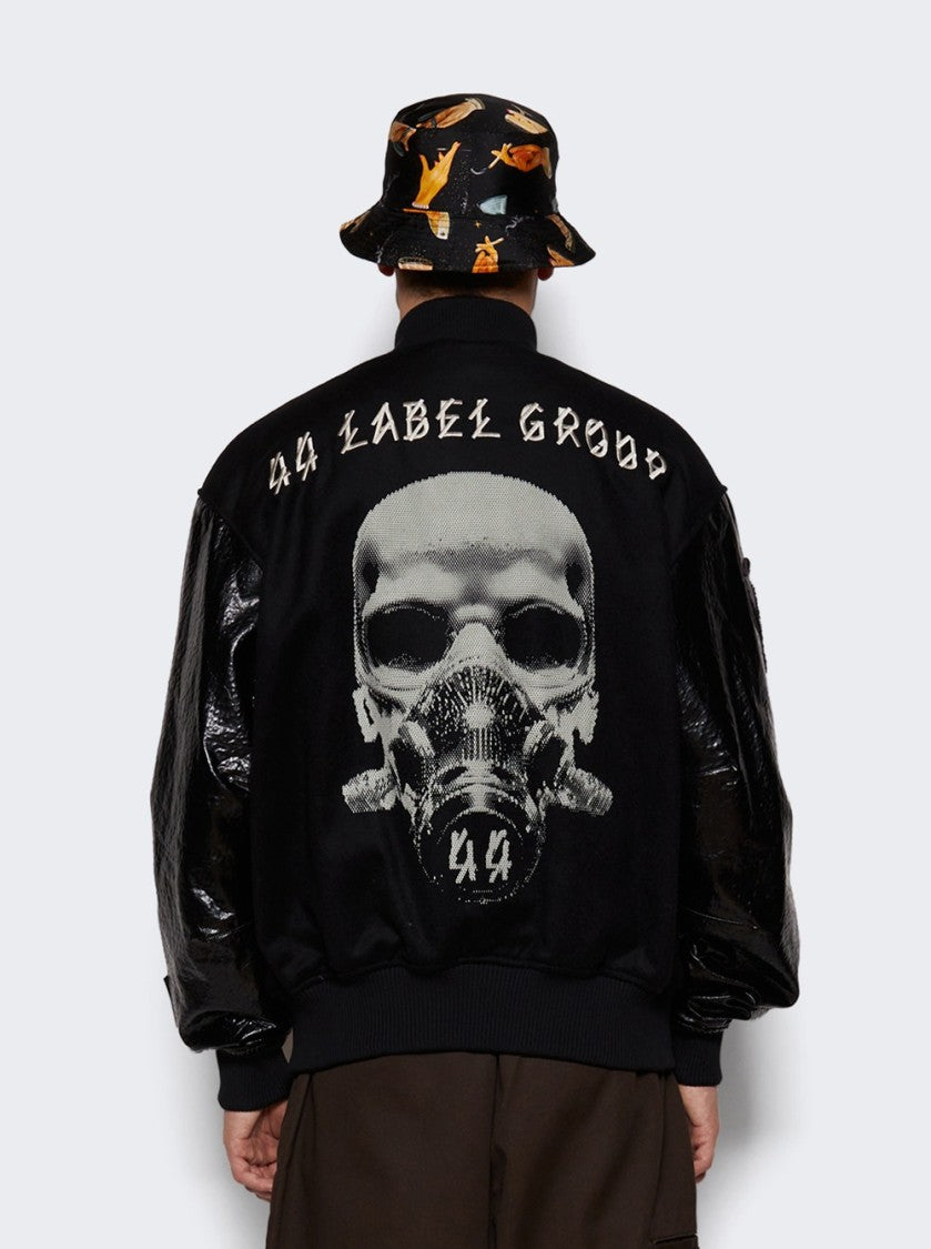 44 Label Group Wool Blend Jacket With Graphic Prints