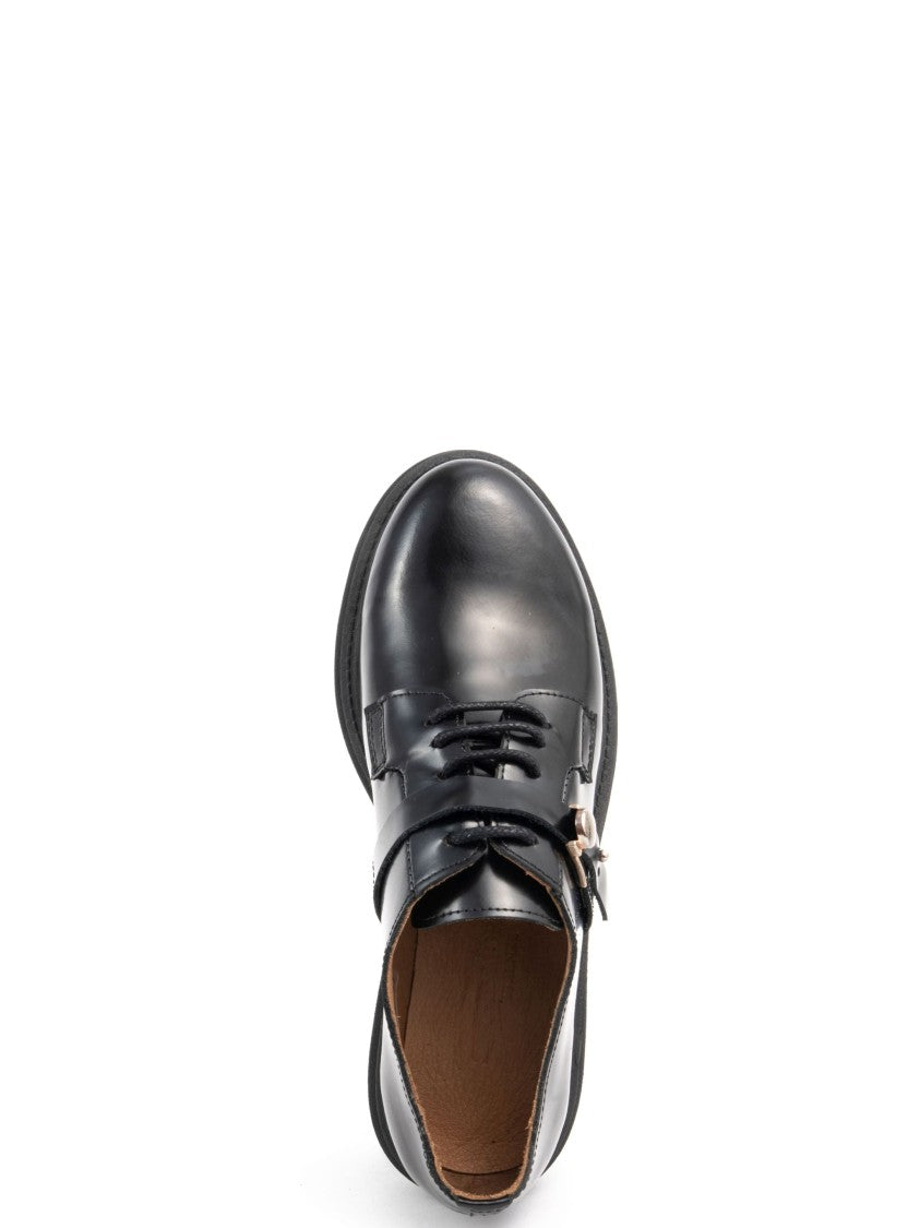 Sergio Moretti Black Cow Leather Loafers With Polished Finish