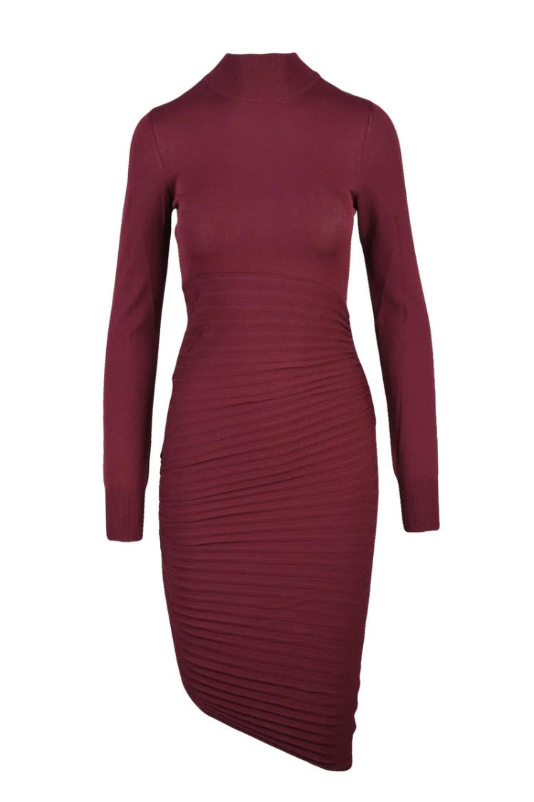 Philosophy Di Lorenzo Serafini Long Ruched Dress - Red