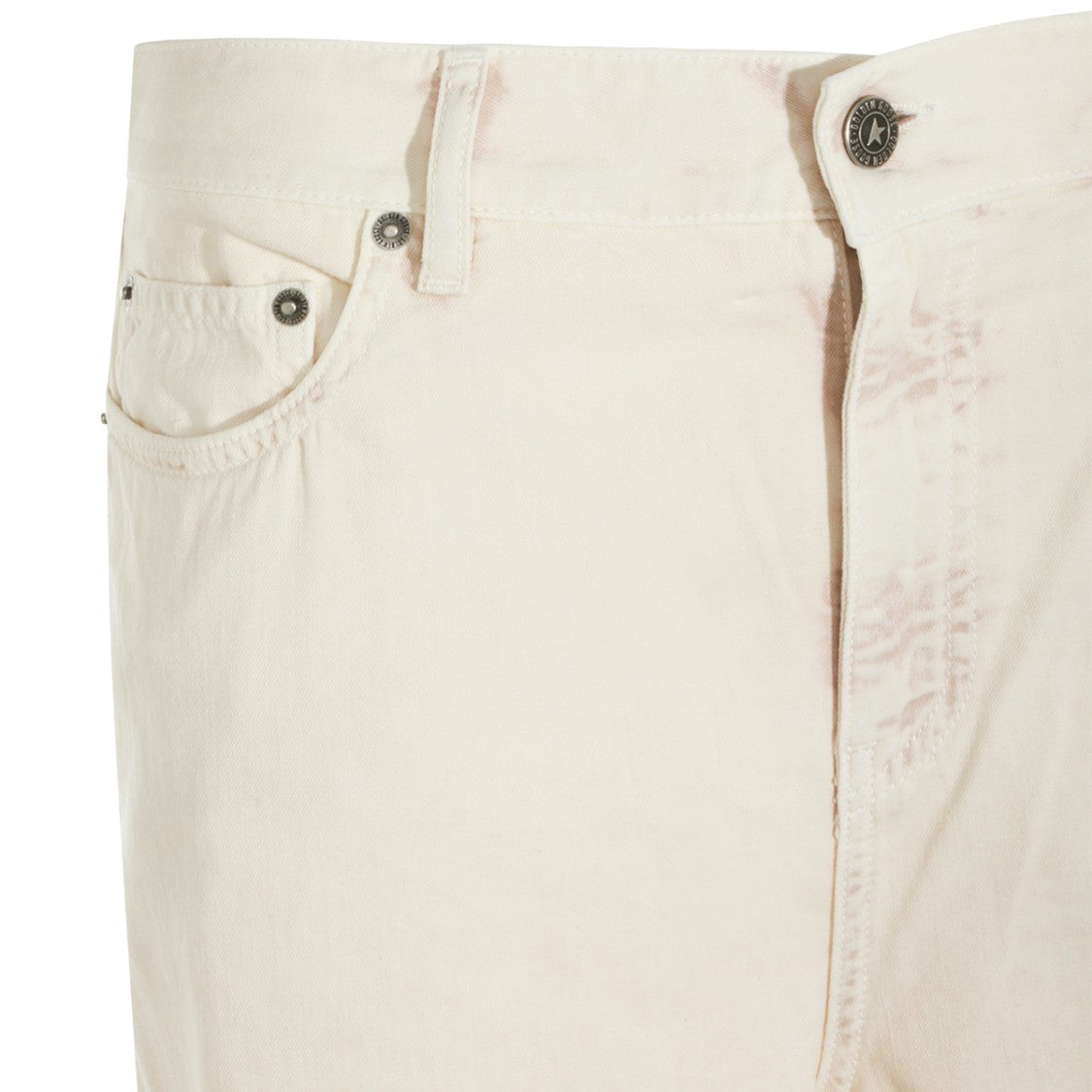 Golden Goose High-Waisted Wide-Leg Jeans With Subtle Star Accents