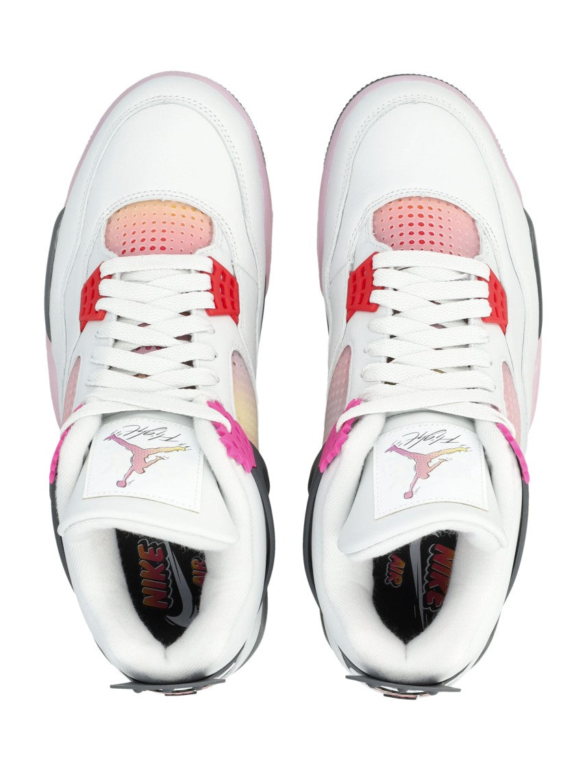 Nike Air Jordan 4 Retro Sneakers With Comic-Inspired Detailing