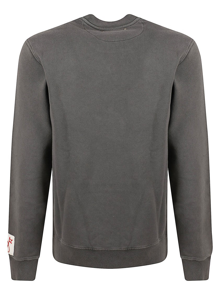 Golden Goose Cotton Sweatshirt With Logo Print