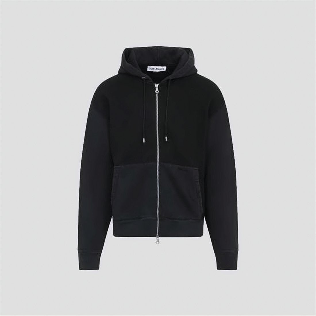 Our Legacy Relaxed Fit Black Cotton Jacket With Hood