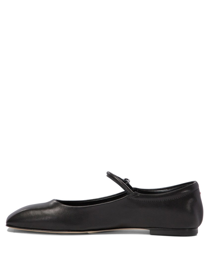 Aeydē Pointed Toe Ballerinas With Slim Instep Strap