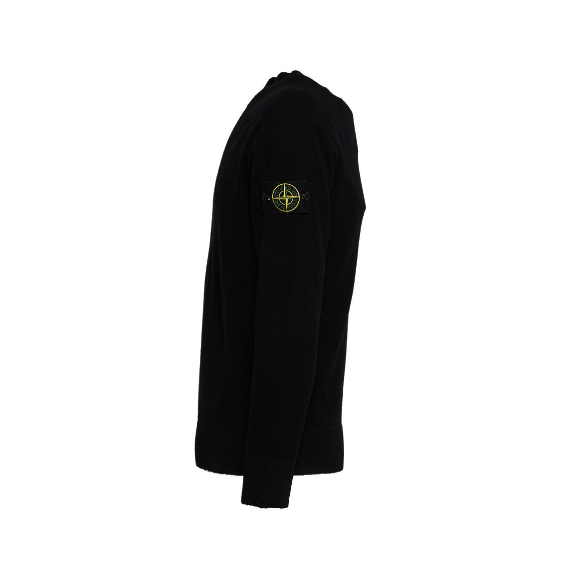 Stone Island Geelong Wool Knit Sweater With Ribbed Details