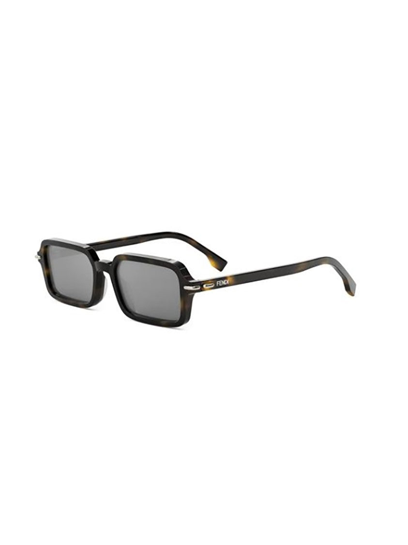 Fendi Rectangular Tortoiseshell Fendi Sunglasses