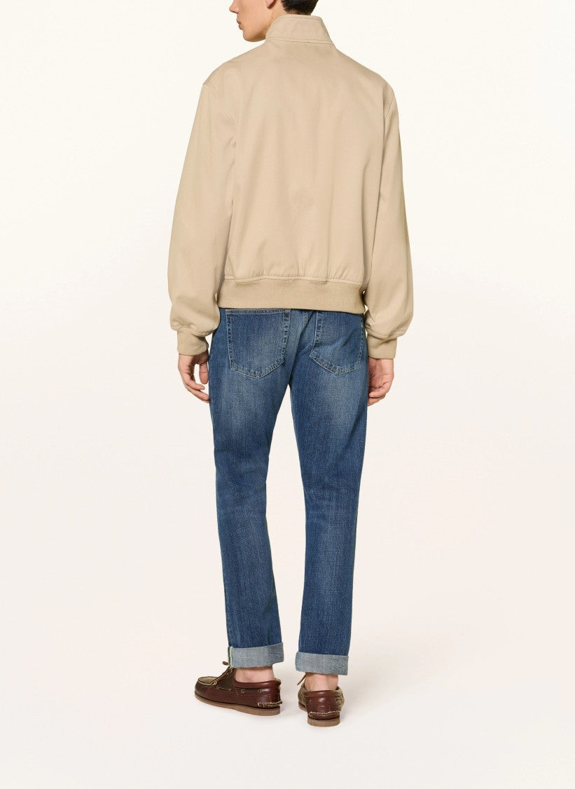 Dondup Straight-Leg Jeans With Medium Wash And Rolled Cuffs