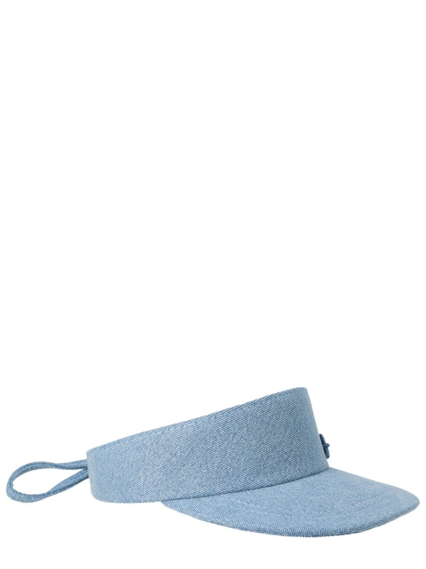 Ruslan Baginskiy Blue Denim Visor Curved Brim Hat