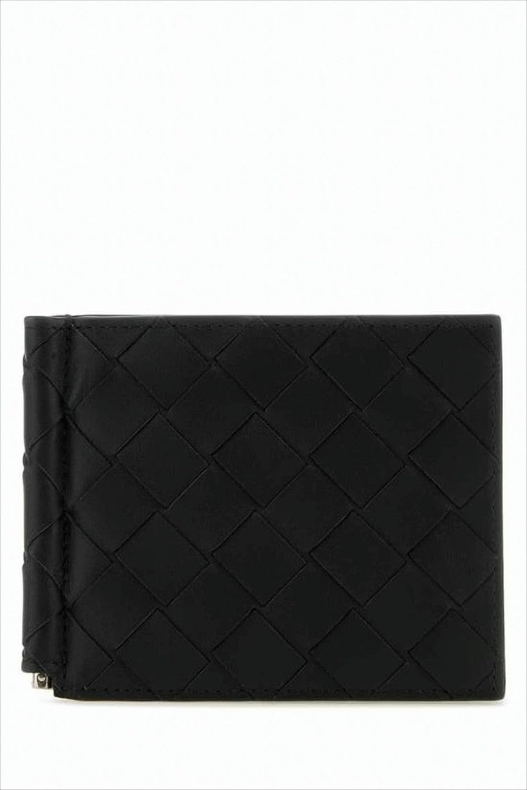 Bottega Veneta Rectangular Woven Card Wallet