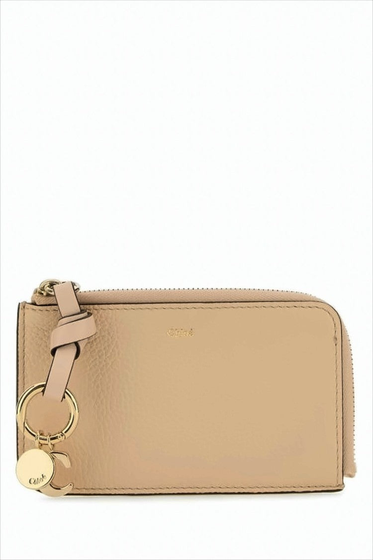 Chloé Rectangular Textured Calf Leather Wallet
