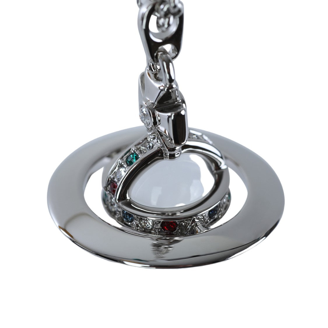 Vivienne Westwood Silver-Tone Orb Pendant Necklace With Multicolored Accents