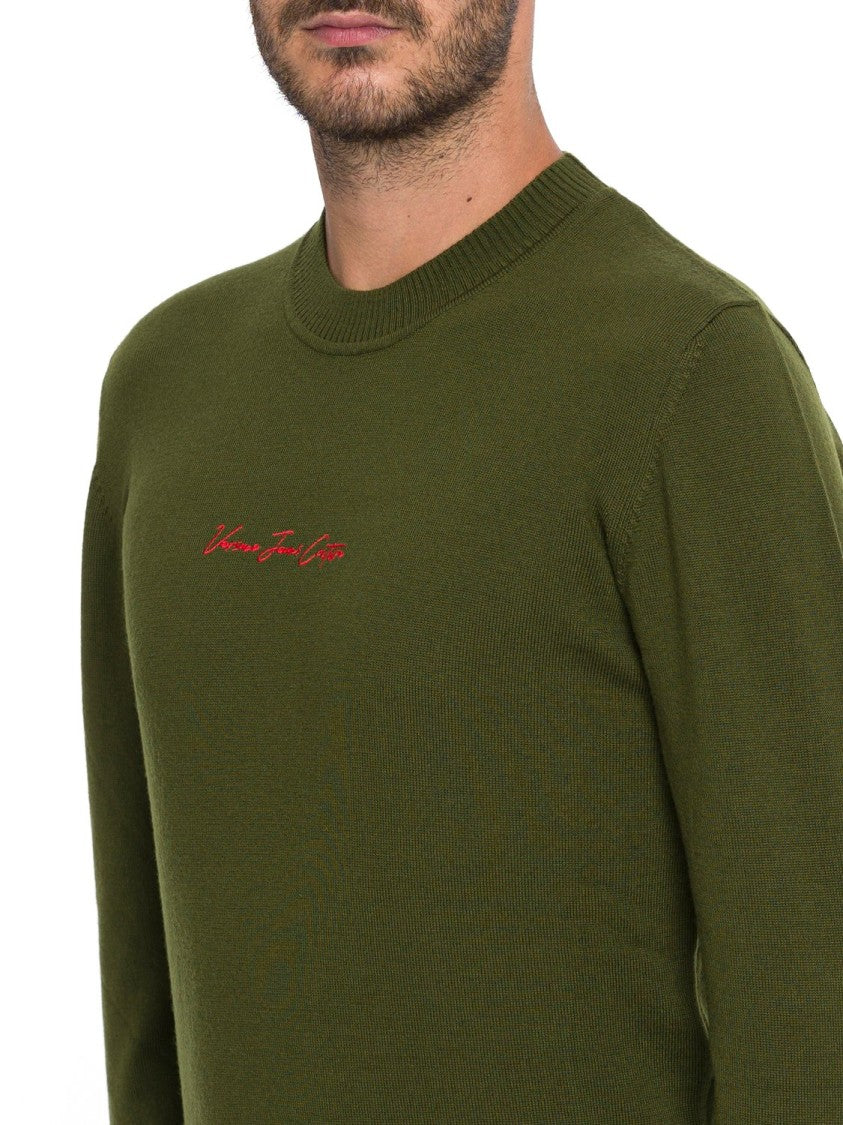 Versace Jeans Couture Classic Crew Neck Wool Sweatshirt