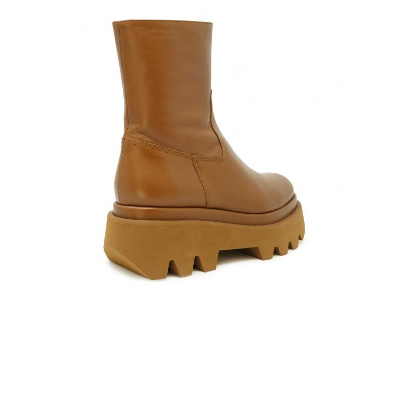 Paloma Barceló Brown Leather Osian Iris Boots