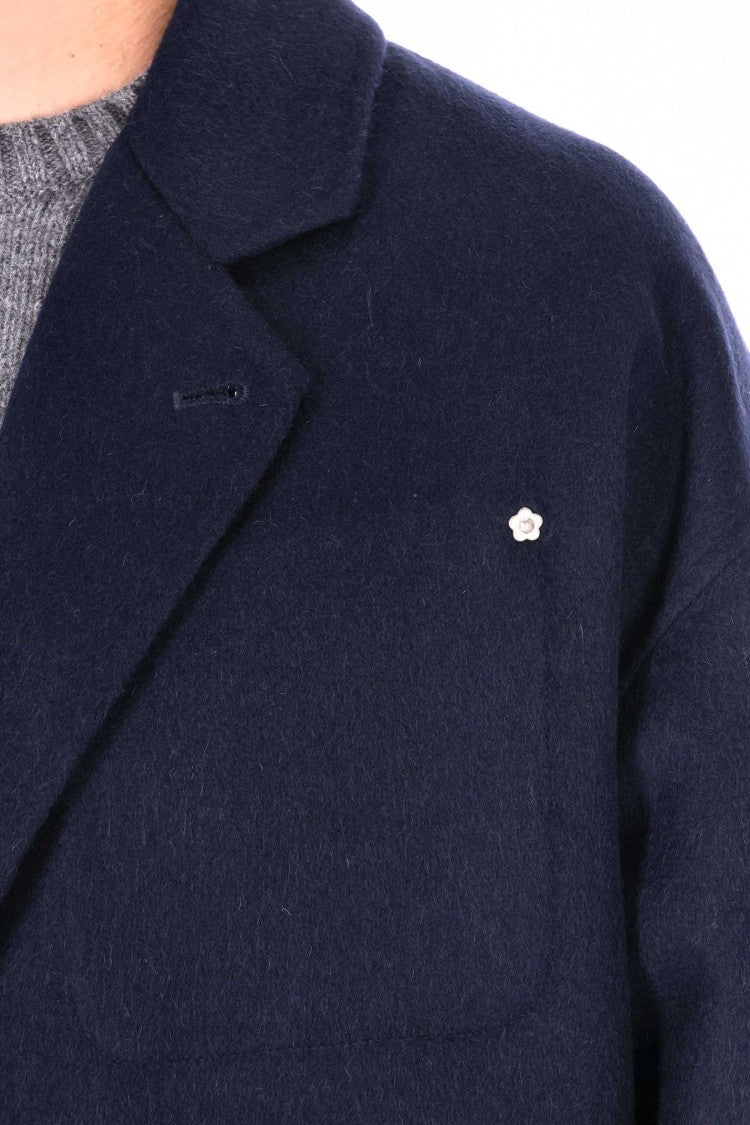 Kenzo Cropped Wool-Alpaca Work Jacket
