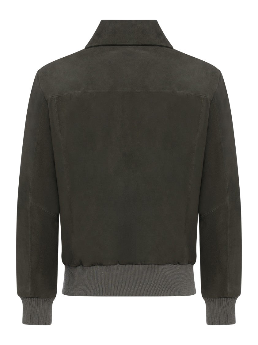 Franzese Collection Suede Lambskin Jacket With Wool Lining