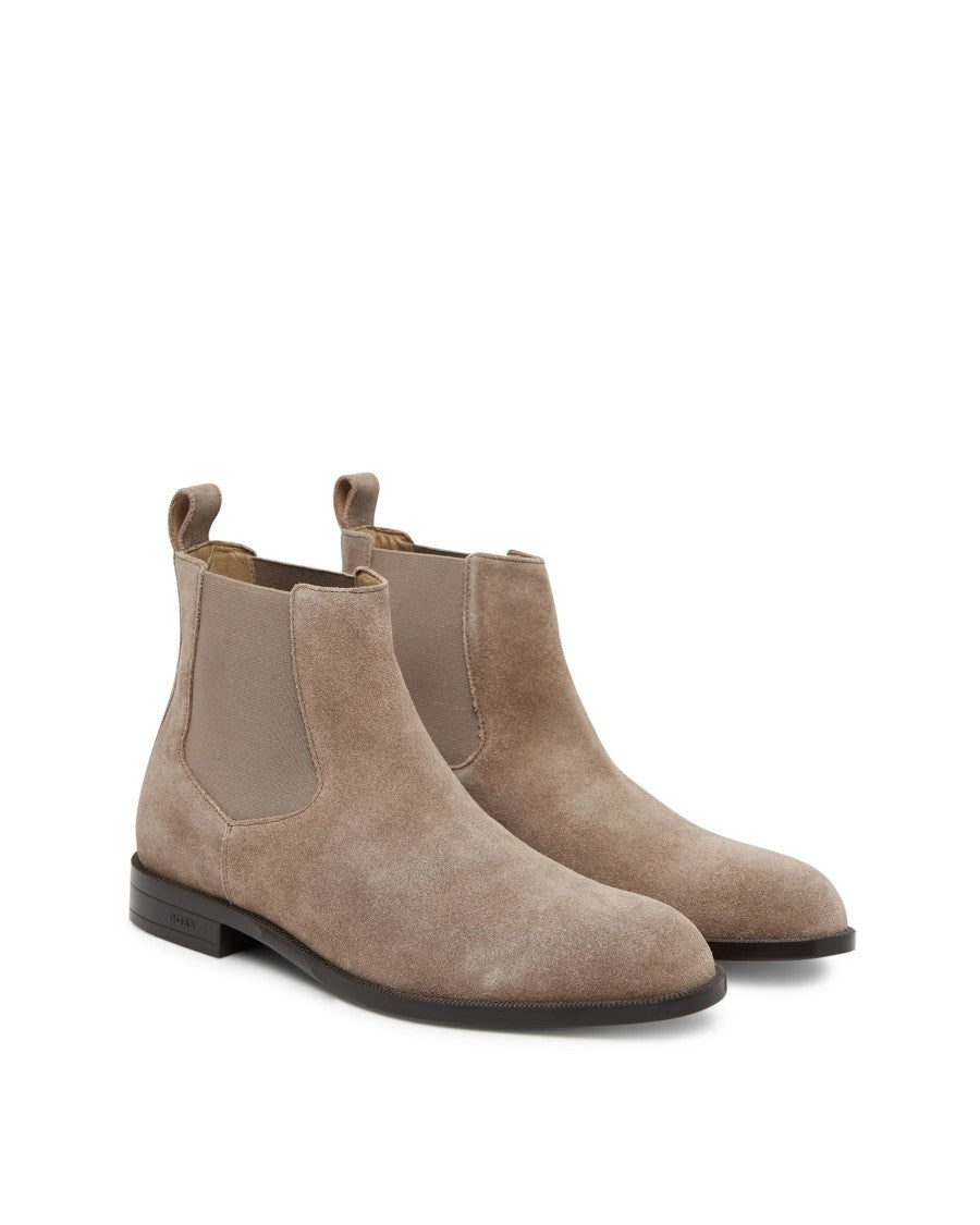 Boss Suede Leather Chelsea Boots