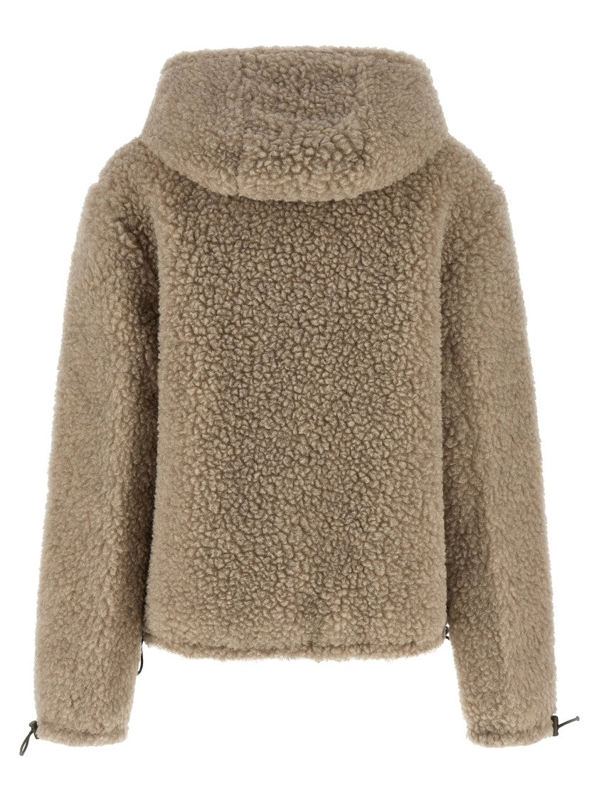 Miu Miu Hybrid Construction Down Jacket