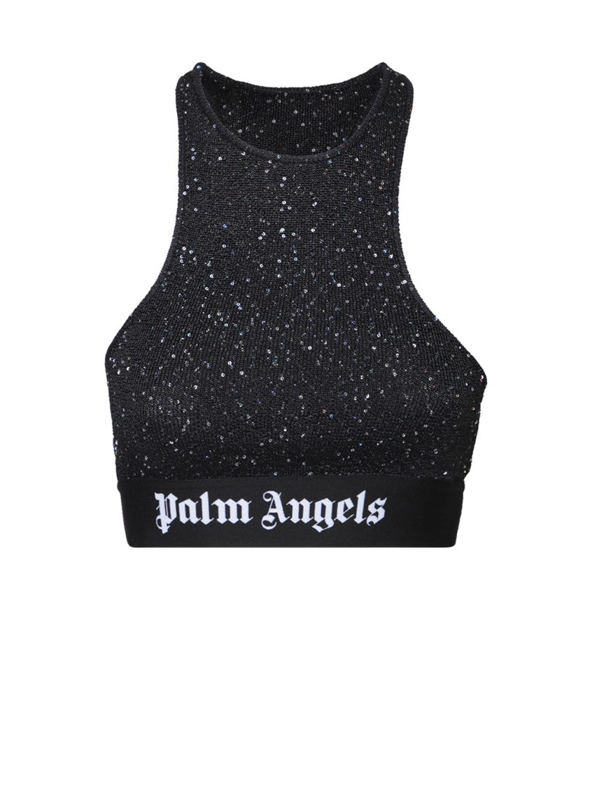Palm Angels Soft Polyester-Viscose Top