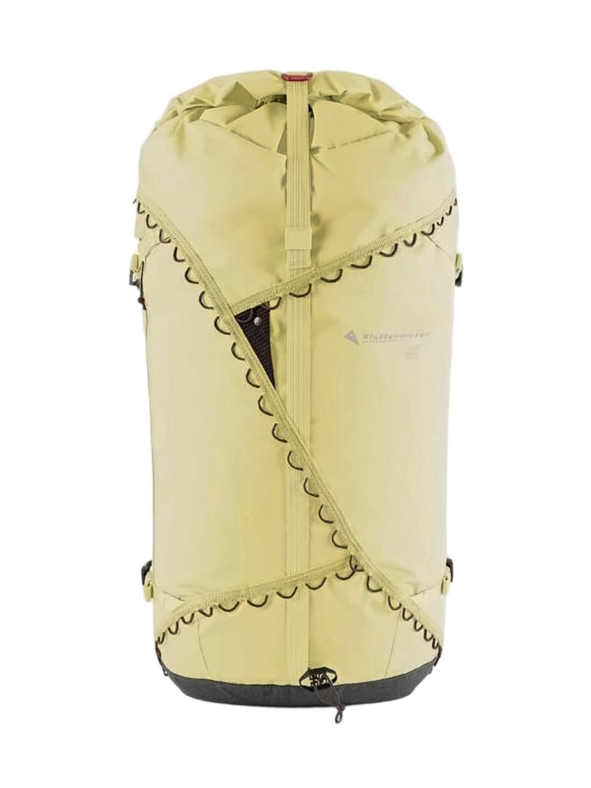 Klattermusen Cylindrical Roll-Top Backpack With Unique Zipper