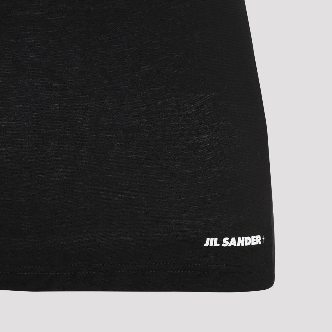 Jil Sander Black Cotton T-Shirt