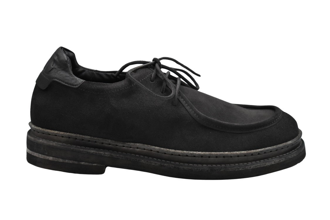Ernesto Dolani Graphite Low-Top Lace-Up Shoes With Rugged Sole