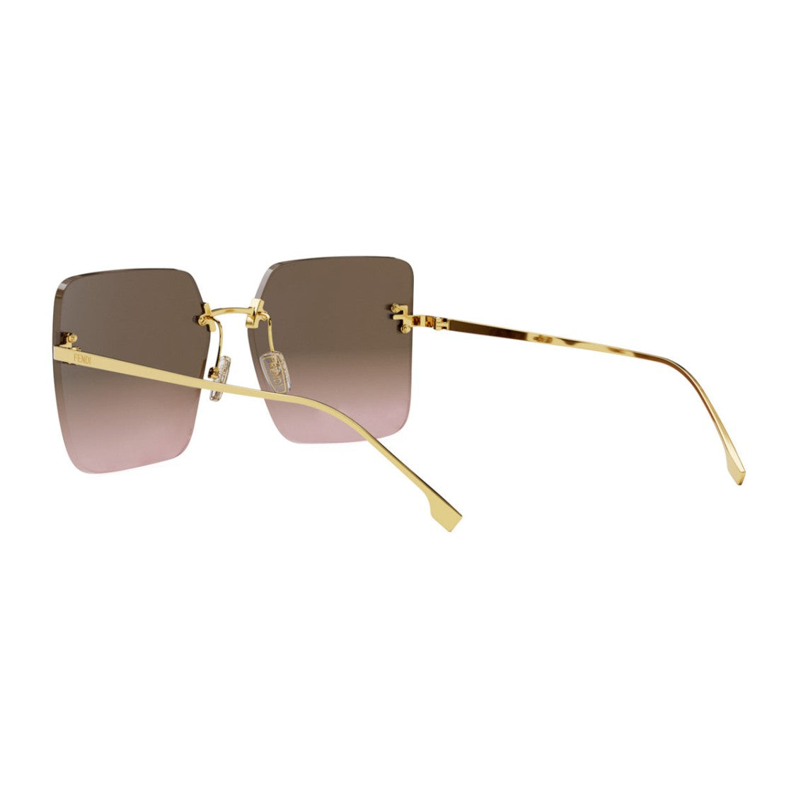 Fendi Fendi First Crystal Sunglasses With Bold Square Lenses