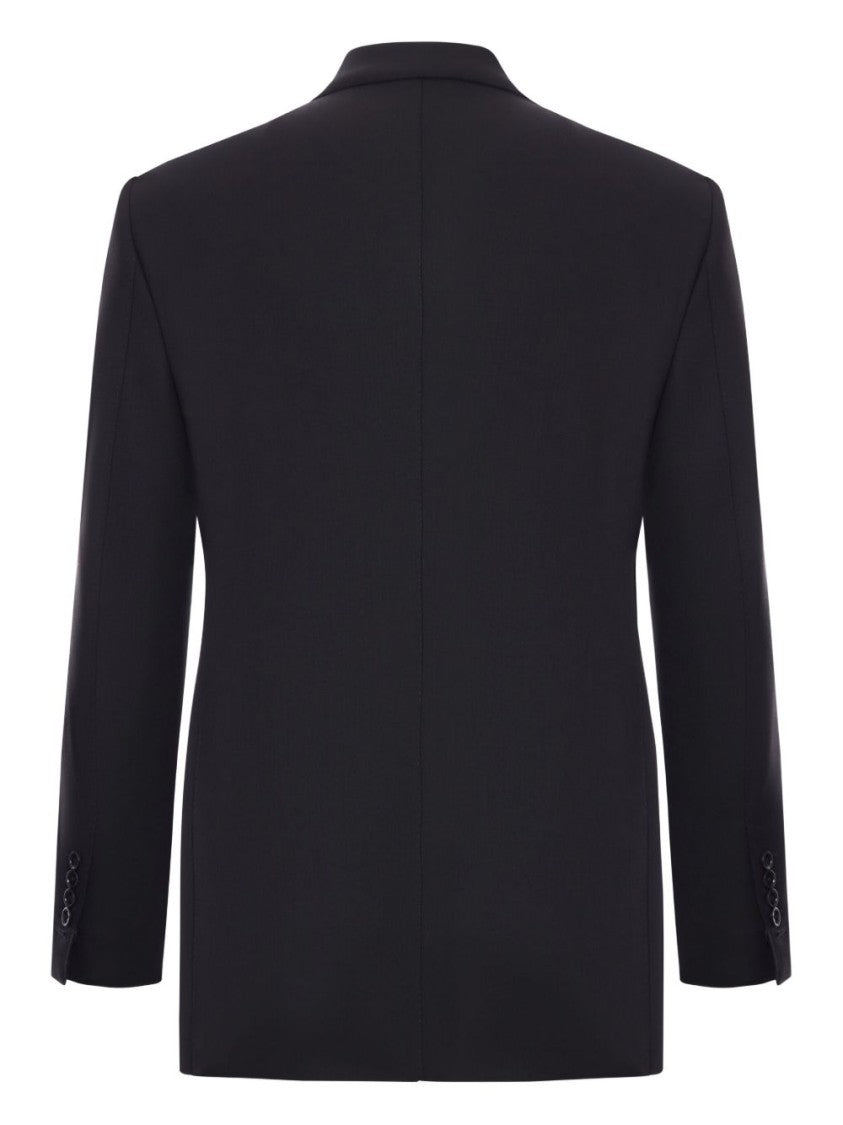 Tom Ford Double-Breasted Wool Blazer With Peak Lapel