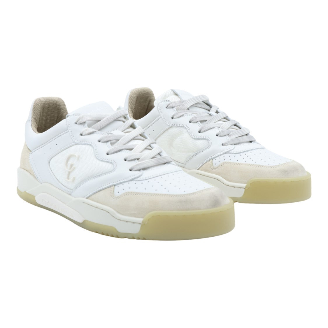 Christian Louboutin Smooth Perforated Panel Low-Top Sneakers