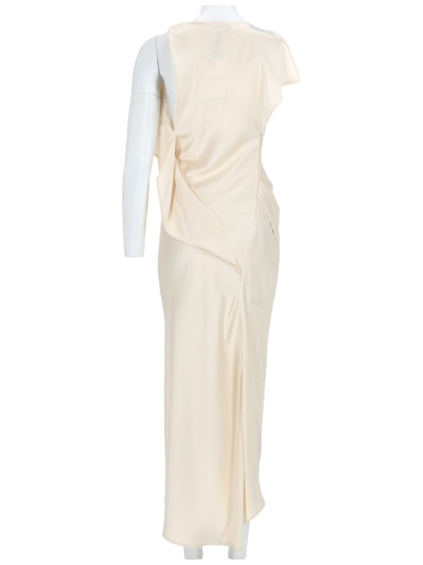 Victoria Beckham Asymmetrical Draped Midi Dress