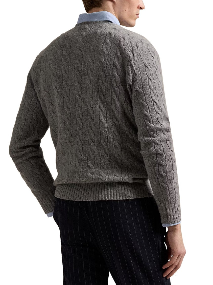 Polo Ralph Lauren Navy Blue Sweater With Graphic Design