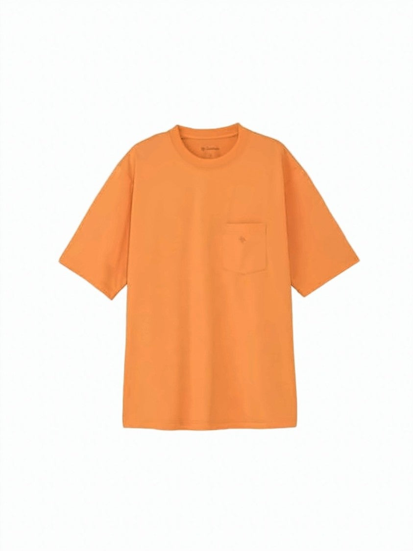 Goldwin Short-Sleeved T-Shirt With Chest Pocket And Relaxed Fit