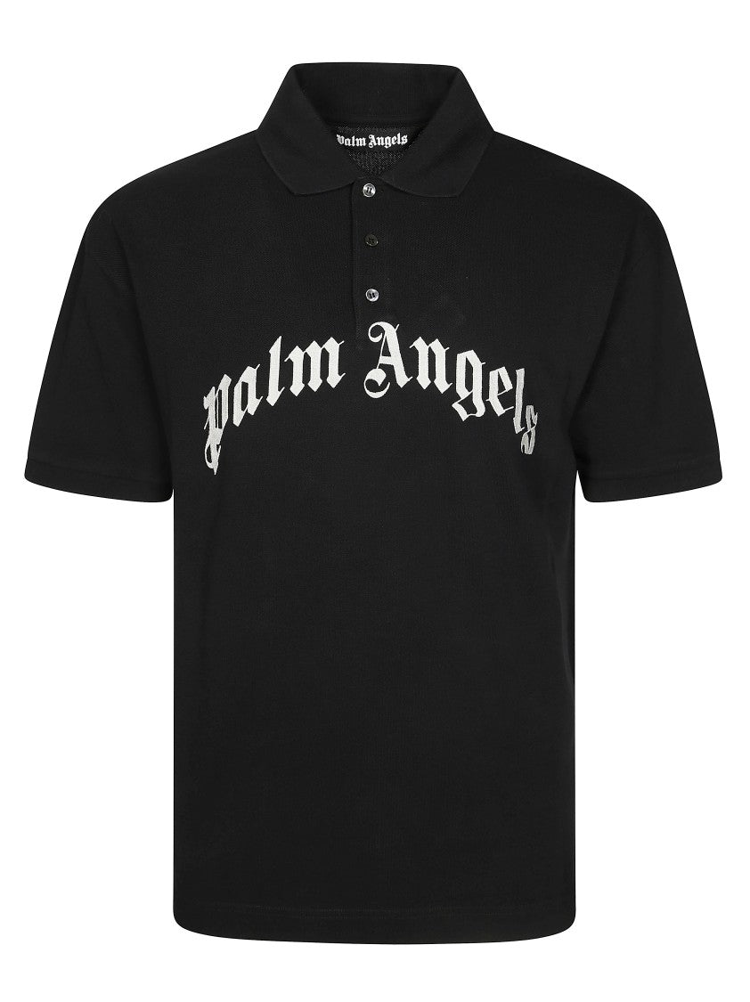 Palm Angels Curved Logo Polo