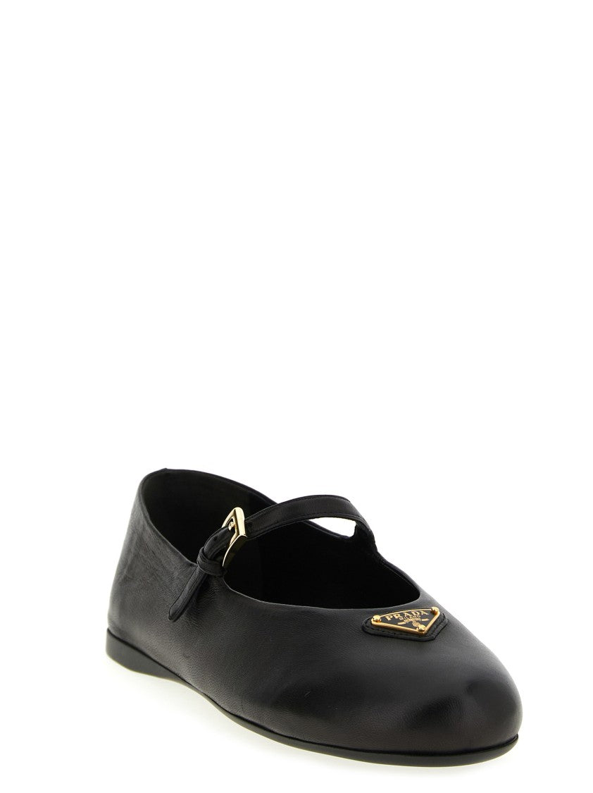 Prada Nappa Ballet Flats