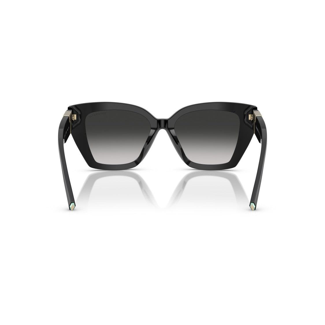 Tiffany & Co. Oversized Square Frame Sunglasses With Gold-Tone Accents