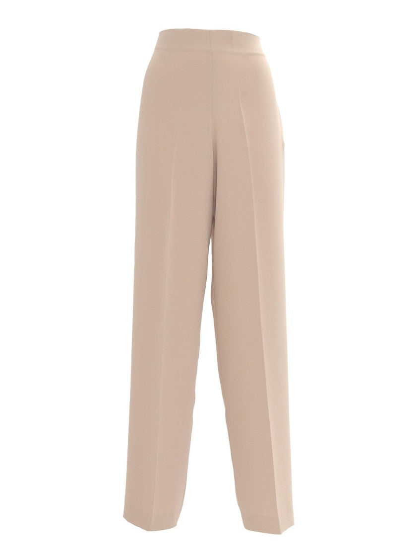 P.A.R.O.S.H. Wide-Leg Trousers With High Waist And Minimalist Aesthetic
