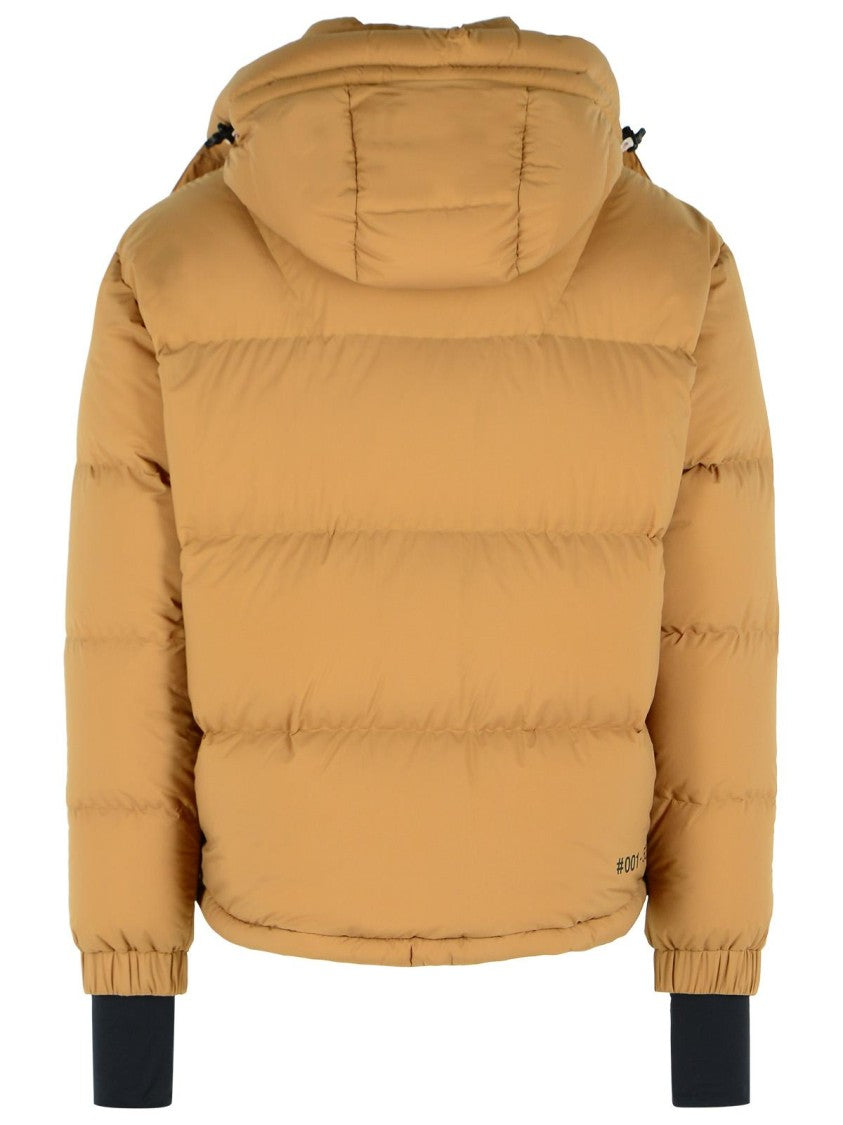Moncler Grenoble Coraia' Beige Polyamide Hooded Ski Jacket