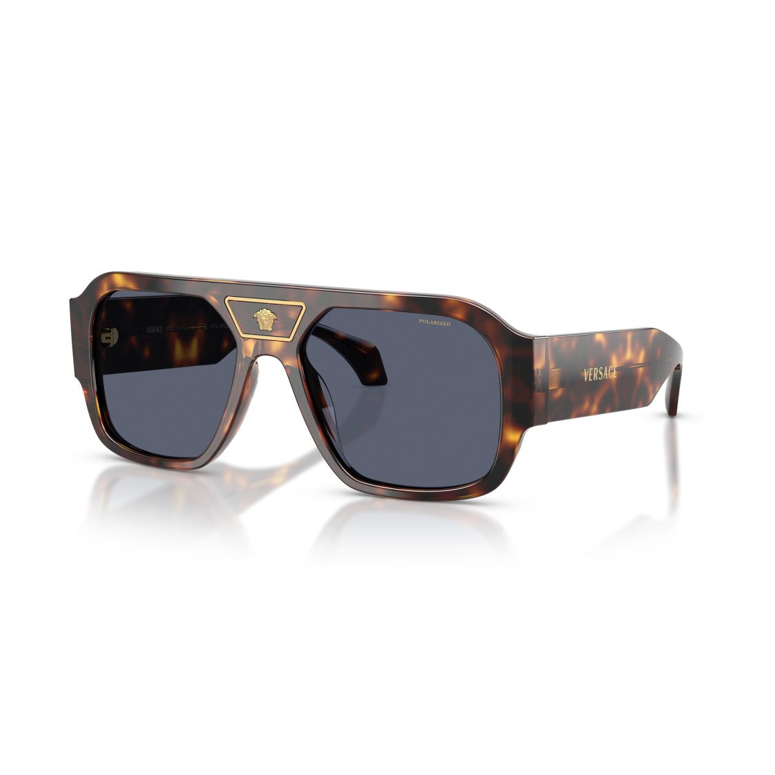 Versace 0Ve4508u Tortoiseshell Acetate Oversized Square Sunglasses