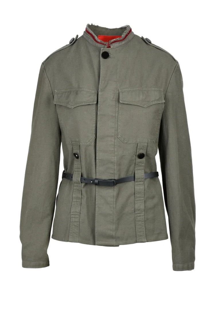 ..,Merci Military Jacket - Green